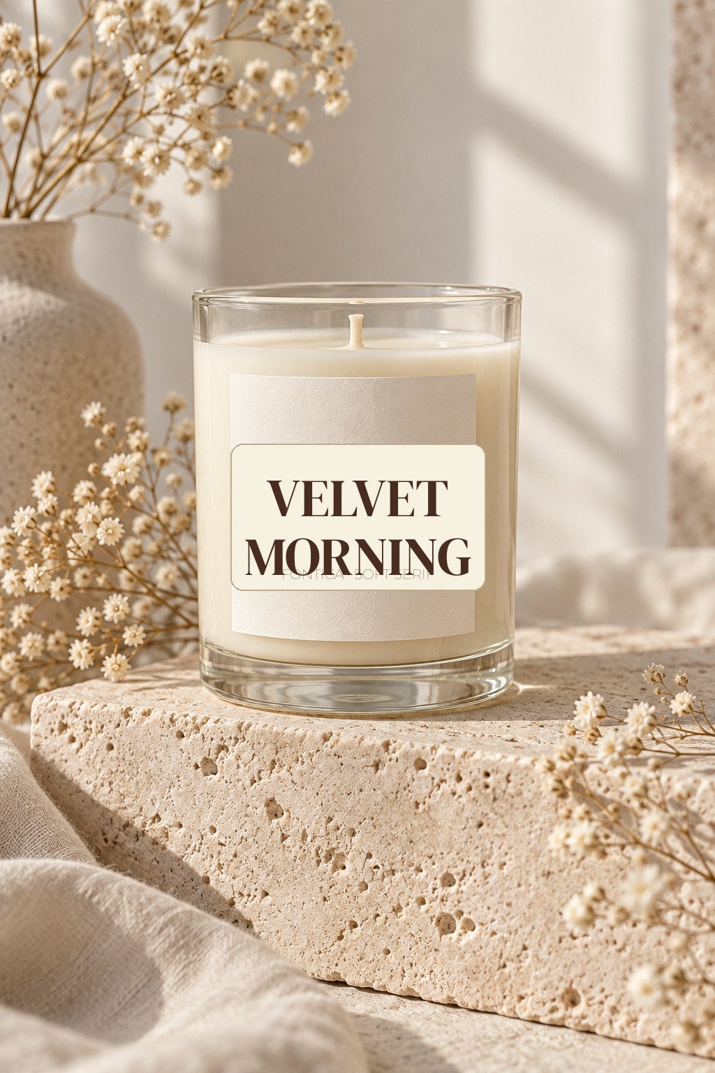 Six font ideas for candle labels